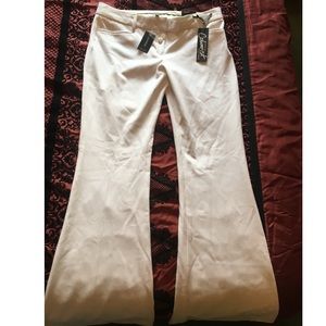 Express Extreme flare white “Columnist” pants
